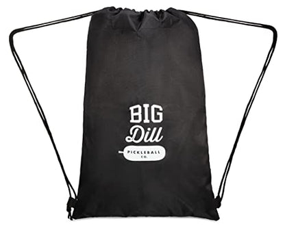 Big Dill Pickleball Paddle Set of 4 Wooden Rackets and Pickle Balls – Beginner Pickleball Kit with Balls & Carry Bag for Family, Group Play & Outdoor Games