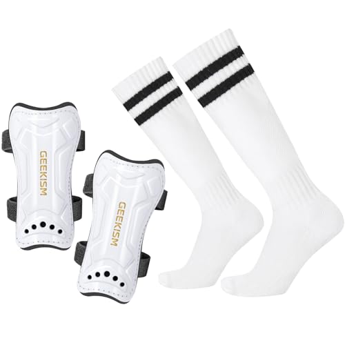 Soccer Shin Guards for Youth Kids Toddler, Protective Soccer Shin Pads & Sleeves Equipment - Football Gear for 3 5 4-6 7-9 10-12 Years Old Children Teens Boys Girls
