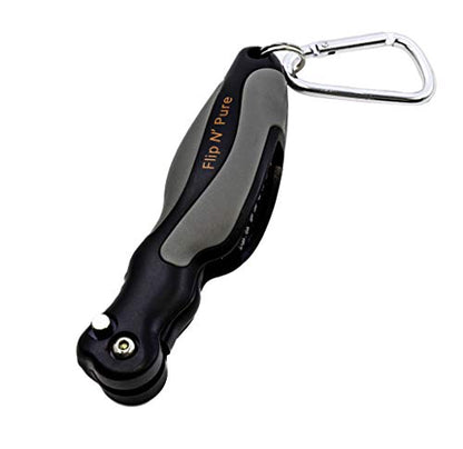 JEF World of Golf Flip 'N' Pure Brush - color: Black/Gray