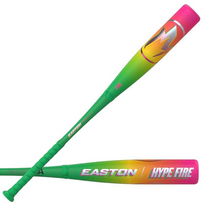 Easton | 2026 | Hype Fire Baseball Bat | USA | -5 / -8 / -10 / -11 Drop | 2 5/8" Barrel | 2 Pc. Composite - color: Green / Yellow / Pink