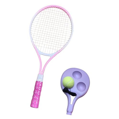 Colaxi Tennis Trainer Ball Tennis Racket 21 inch Practical for Beginners Tennis er Set for Park Indoor Outdoor Garden