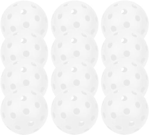 6 Pack Sports Outdoor Pickleballs - 40 Pickleball Balls - USA Pickleball Balls (USAPA) Approved - Official US Open Ball - color: White, style: 12 - Pack