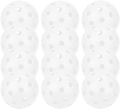 6 Pack Sports Outdoor Pickleballs - 40 Pickleball Balls - USA Pickleball Balls (USAPA) Approved - Official US Open Ball - color: White, style: 12 - Pack
