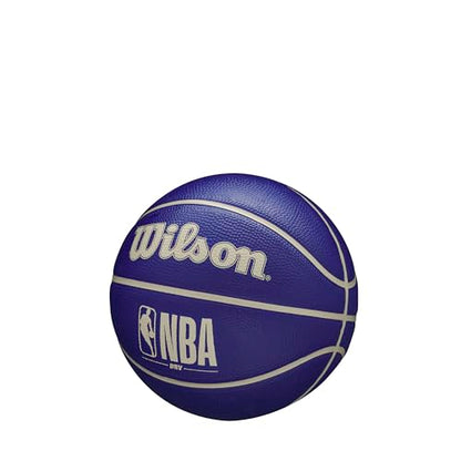 WILSON NBA DRV Outdoor Mini Basketball - Indigo/Beige, Size 3-22" - color: Indigo/Beige, size: Size 3 - 22", style: DRV