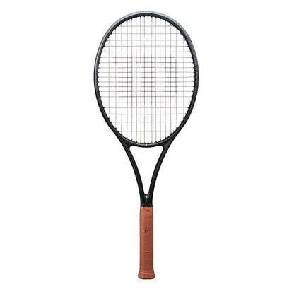 Wilson RF 01 Performance Tennis Racket - Strung with Sensation 16 Natural at Mid Range Tension - size: Grip Size 1 - 4 1/8"