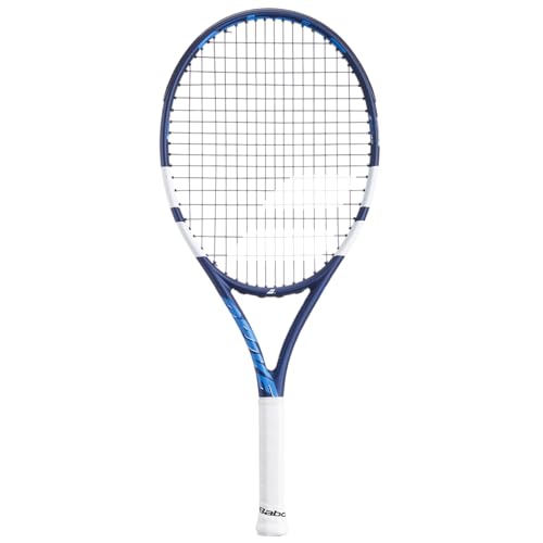Babolat, Tennis Racket Drive Junior, One Size, Blue/Red, Graphite and Aluminium Composite Frame, Lightweight 230g, Ideal for Young Players 9-11 Years