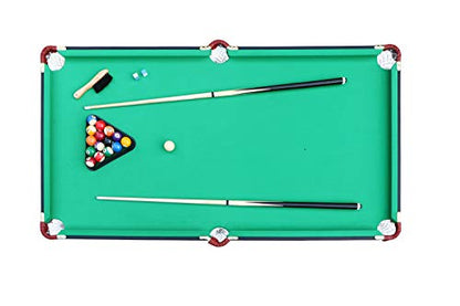 RACK Crux 55-inch Folding Billiard/Pool Table – Portable, Space-Saving Foldable Design - style: Mint Green Original
