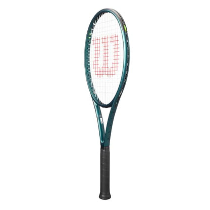 Wilson Blade 100UL V9 Strung Performance Tennis Rackets - Strung with Sensation 16 Natural at Mid Range Tension
