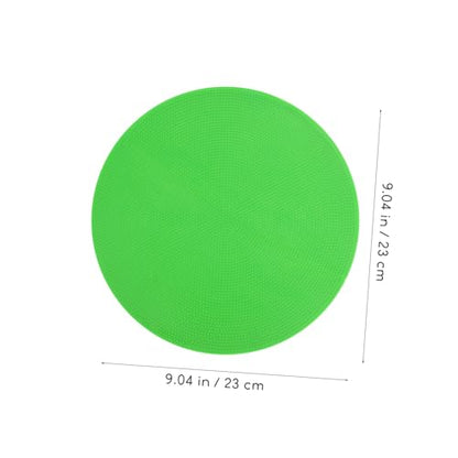 Kisangel 5pcs Markers for Speed and Agility Training Non- Floor Dots Red Yellow Green and Orange for Soccer and Basketball Drills