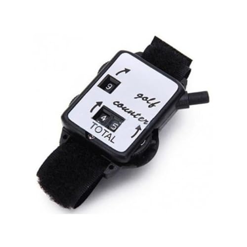 Sosoport Golf Stroke Counter Bracelet Wristband Score Keeper with Easy Press Tally for Golf and Sports Referee Use