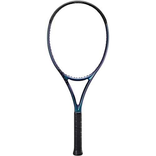 WILSON Ultra 100 V4 Tennis Racket (Unstrung) (4 1/8 inch), Blue