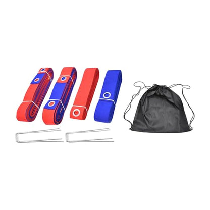 Beach Volleyball Courts Boundaries Line Kits Webbing Marker Beach Line Borderline Easy to Use Volleyball Webbing Marker - color: Red and Blue