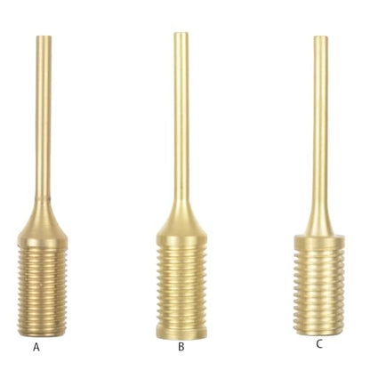 Brass Integrated Ball Pump Needle M8x1 T-Thread, Air Pump Needle, Inflation Needles Nozzle - for Basketball, Football, Volleyball, and More Efficient, Portable, Durable