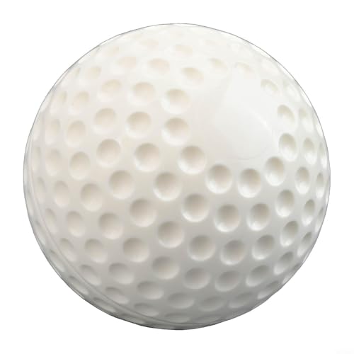 9 Or 12 Inch Dimpled Baseball Softball, PU Material, Suitable for Pitching Machine, Bright Colors - color: White