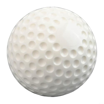 9 Or 12 Inch Dimpled Baseball Softball, PU Material, Suitable for Pitching Machine, Bright Colors - color: White
