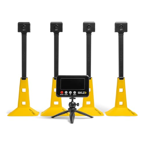 Speed Gates Pro – Electronic Sprint Timing System with Radio Frequency Sensors, LED Timer, and Carry Bag – 40 Yard Dash Timer and Agility Training Equipment