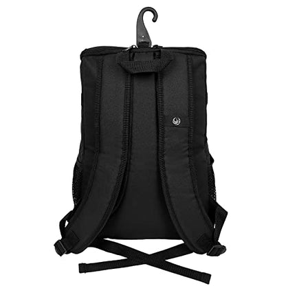 PHINIX Kids Youth Baseball Bag T-ball Backpack - color: Black-With helmet bracket