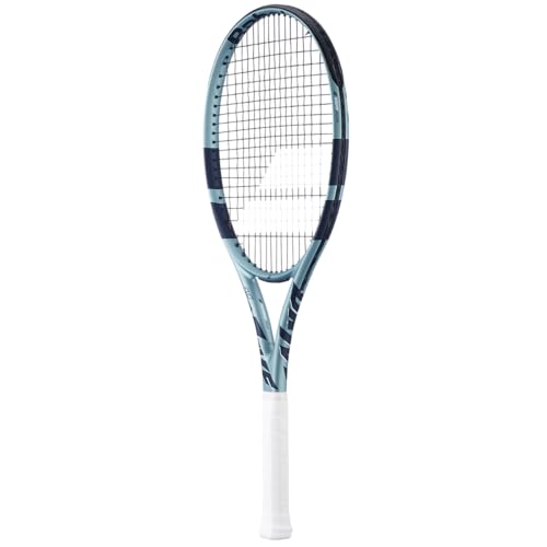 Babolat Evo Drive 2nd Gen Tennis Racquet Strung with 16g Syn Gut at Mid-Range Tension - color: Black String, size: 4 1/4" Grip