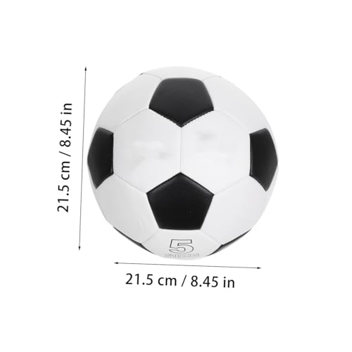 Size 5 Training Soccer Ball Pu Machine-Stitched Adult Football for Outdoor Practice and Match Use
