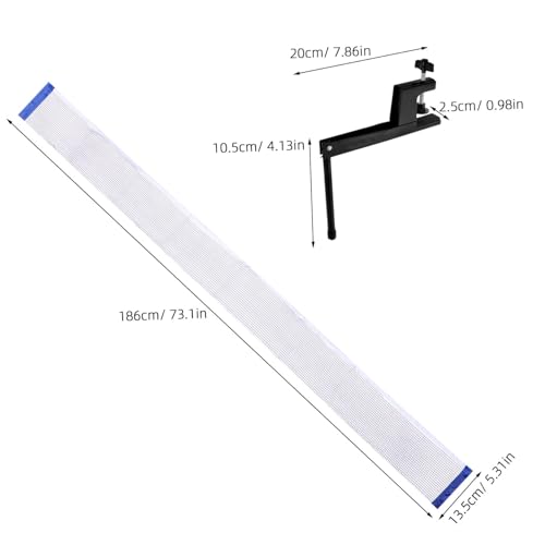 Yardwe Portable Table Tennis Net Set Posts Easy to Install for Games Includes Retractable Pong Net for Fun