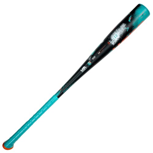Axe | Hero | USA Baseball Bat | Drop -12 | 1-Piece Alloy | 2 1/2" Barrel | Riptide/Orange