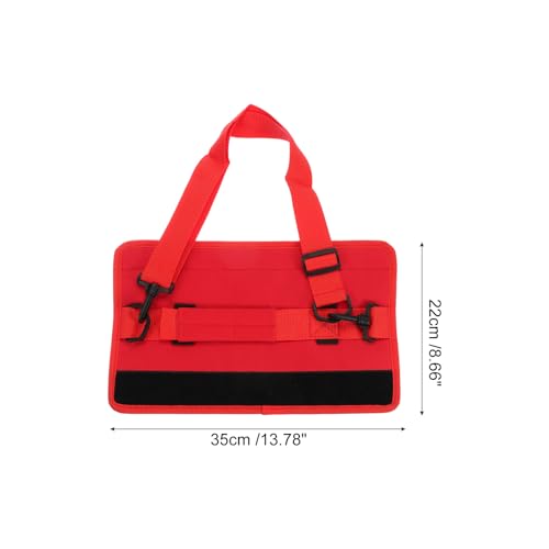 PATIKIL Lightweight Carry Bag, Mini Golf Club Bag with Adjustable Strap for Men Women Golfer Pouch Driving Range Carrier Course Training Practice Case - color: Red