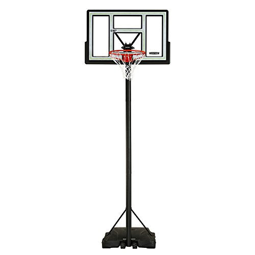 Lifetime Fusion Courtside Portable Basketball System, 46 Inch Backboard
