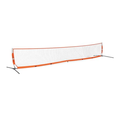 Bownet Soccer Goals for Backyard & Training – Portable Pop-Up Field Barrier Net with Sand Anchors & Travel Bag, Durable All-Weather Soccer Training Equipment - size: 18 x 2-Feet 9-Inch