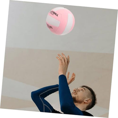 Healifty Soft Indoor Volleyball Training Ball, Soft Practice Ball for Adults, Standard Size 5 Non-Inflatable Explosion-Proof Volleyball for Indoor Game and Exercise