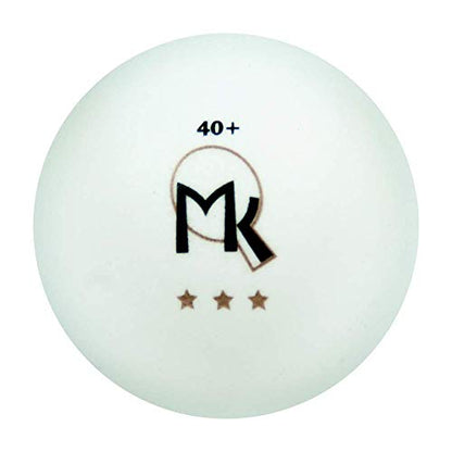 3 Star Table Tennis Balls - 6 Pack - 40mm Ping Pong Balls - White - Poly Ping Pong Balls - Excellent Quality - Great For Schools, Homes, And Training