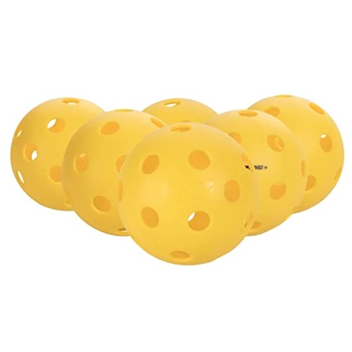 Onix Indoor Pickleball Balls | The Balls Offer Superior Balance and a consistent Feel. 6 Pack – Yellow