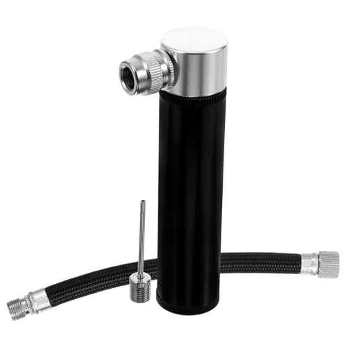Portable 8-inch Sports Ball Pump for Basketball Soccer Volleyball with Pump Needle and Flexible Hose Handheld Inflation for Outdoor Team Sports and Exercise Balls