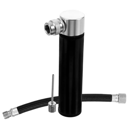 Portable 8-inch Sports Ball Pump for Basketball Soccer Volleyball with Pump Needle and Flexible Hose Handheld Inflation for Outdoor Team Sports and Exercise Balls