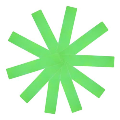 HANABASS 10pcs Football Training Signs Landmark Mat Markers Basketball Court Marking Kit Tennis Training Aids Sports Court Carpet Markers