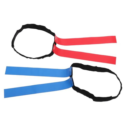 GALPADA 2 Sets Football Waist Belt Flags Wear Resistant Rugby Training Flags for Youth and Adults for Outdoor Games Practice Includes Belts