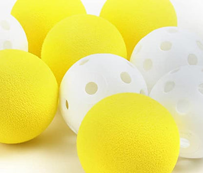 Orlimar 36-Pack Practice Golf Balls (24 Plastic Golf Balls with Holes and 12 Foam Golf Balls)