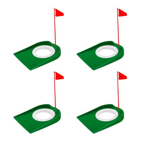 Authentic Golf Putting Practice Mat Automatic Ball Return and Direction Line for Real Green Feel Indoor Outdoor Training - color: green