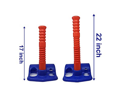 Kids Tee Ball Set with 10 Balls – Adjustable Height Batting Tee for Toddlers & Kids – Indoor Outdoor Baseball Training Toy for Beginners