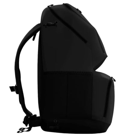 Axe Batpack | Baseball and Softball Backpack | Designed to Carry Bats, Cleats, & All Your Gear - color: Black Onyx