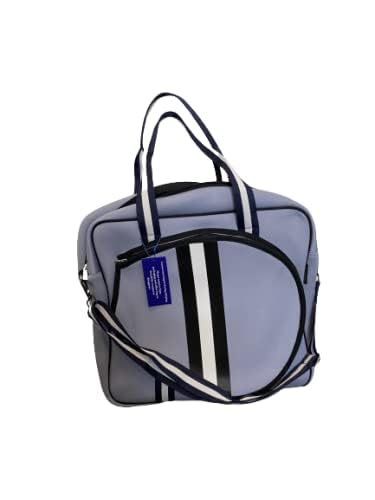 Dallas Hill Designs Tennis Bag for Women | Neoprene Tote | 3 Rackets | Applicable for Pickleball, Paddle, Squash, Racquetball, Badminton | Shoes and Gear | Ladies Purse | Multi Pockets