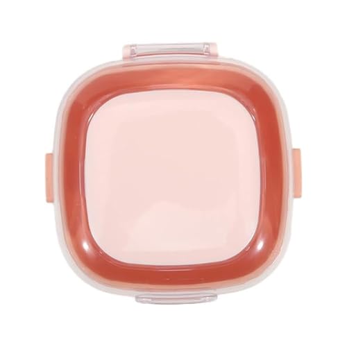 Pink Nursery-Teeth Box Denture-Box Orthodontic Retainer Denture Mouth guard Cleaning Soaking Storage Case Waterproof Lid