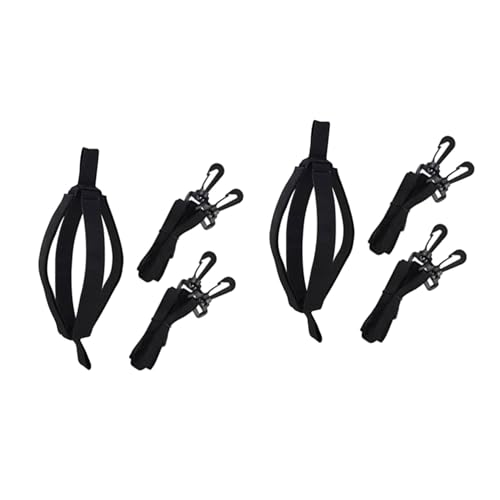 SUPVOX 2 Sets Volleyball Training Belt Volleyball Practice Equipment Vertical Jump Trainer Volleyball Exercise - color: Blackx2pcs, size: 87x1.3cmx2pcs