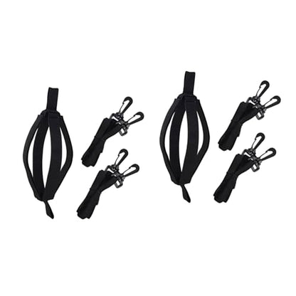 SUPVOX 2 Sets Volleyball Training Belt Volleyball Practice Equipment Vertical Jump Trainer Volleyball Exercise - color: Blackx2pcs, size: 87x1.3cmx2pcs
