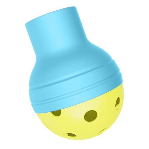 Great Call Athletics Pickleball Picker 2 Pack Ball Retriever Picker Upper Pickle Grabber Universal Suction Paddle Grip Carbon - color: Light Blue