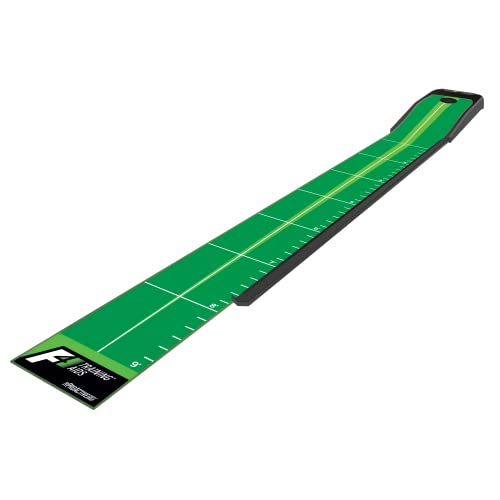 F4 Multi-Break Putting Green – Putting Mat with Slope, Auto Ball Return Track, and Alignment Guides for Indoor/Outdoor Practice, Training, and Games