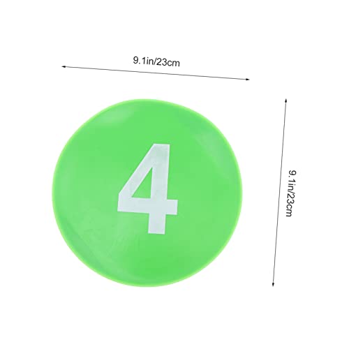 UPKOCH 1set Reusable Sports Markers for Football Training Non-Fading Soccer Markers Patterns for Indoor and Outdoor Agility Drills