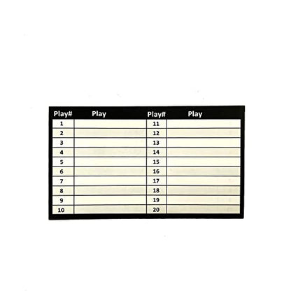 Play Wristband Inserts Play Cards Sheets - size: Adult Size