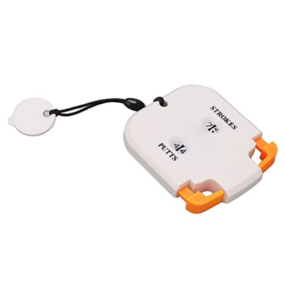 Score Counter Plastic Digits Stroke Putts Counting Clicker with Auxiliary Function for Players – Lightweight and Portable Scoring Tool