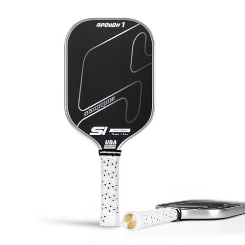 Raw Carbon Fiber Pickleball Paddles | T700 Pickleball Paddles with 16mm Polymer Honeycomb Core & Overgrips| Premium Pickle Ball Racket Enhanced Control & Spin & Power| USAPA Approved
