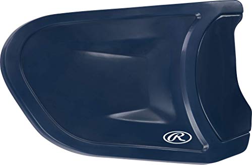 Rawlings | R-EXT COOLFLO Batting Helmet Face Guard | Fits All COOLFLO (RCFH) Helmet Models | LHB & RHB Options | Multiple Colors - color: Navy